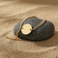 Men's Round Disc Engravable Bracelet