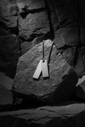 Men's Double Tag Necklace